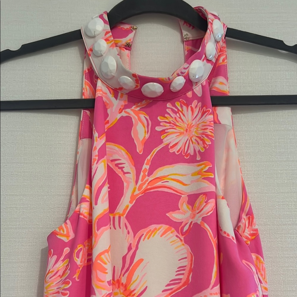 Lilly Pulitzer Pink Floral Mini Dress